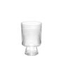 Ribbed Clear Vase - H21 x Dia 13.5cm