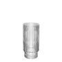 Clear Vase Wide Ribbed - H20 x Dia 9.5cm