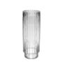 Clear Vase Wide Ribbed - H40 x Dia 15cm