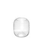 Clear Domed Vase- H19 x Dia 11.5cm