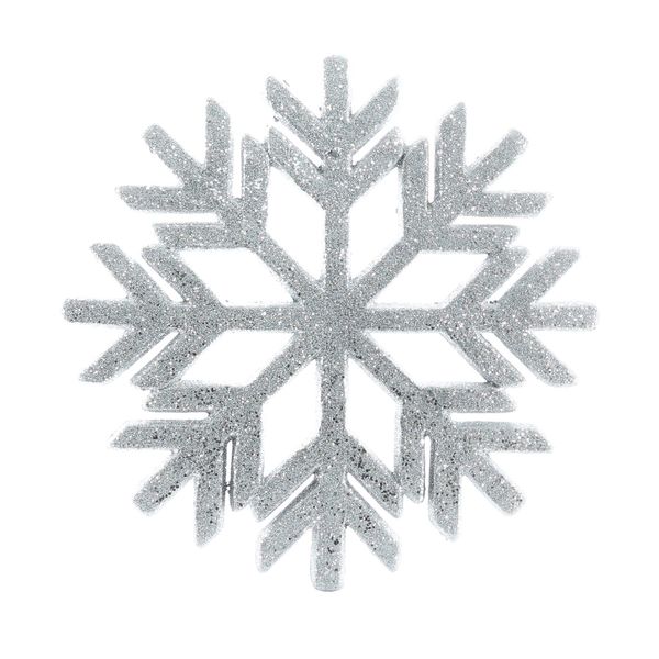 Snowflake Hanging Decoration - Silver - 45cm
