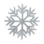 Snowflake Hanging Decoration - Silver - 45cm