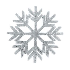 Snowflake Hanging Decoration - Silver - 45cm