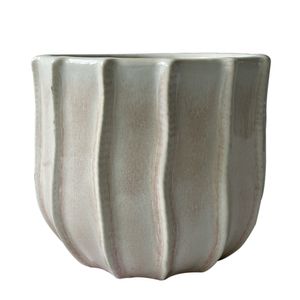 Hortus Porto Pot - Cream/Pink - Dia 20.5 x H17cm