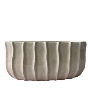 Hortus Porto Pot - Cream/Pink - 25 x 13cm