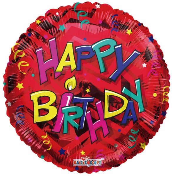 Happy Birthday Candle Balloon - 18 Inch