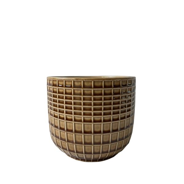 Hortus Braga Pot - Brown - Dia 7.5 x 7cm