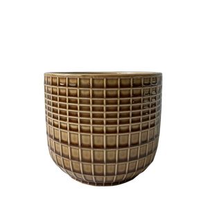 Hortus Braga Pot - Brown - Dia 11.5 x H11cm