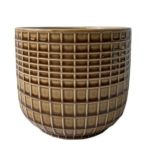 Hortus Braga Pot - Brown - Dia 20.5 x H17cm