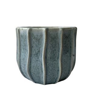 Hortus Porto Pot - Blue/Grey - Dia 13.5 x H13cm