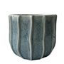 Hortus Porto Pot - Blue/Grey - Dia 17.5 x H15cm