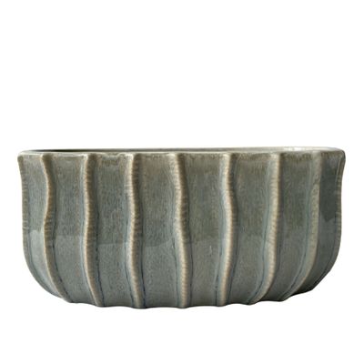 Hortus Porto Pot - Blue/Grey - 25 x 13cm