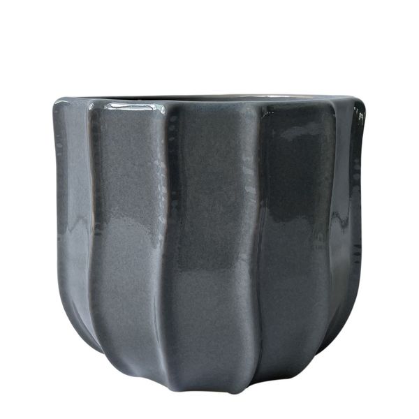 Hortus Porto Pot - Grey - Dia 17.5 x H15cm