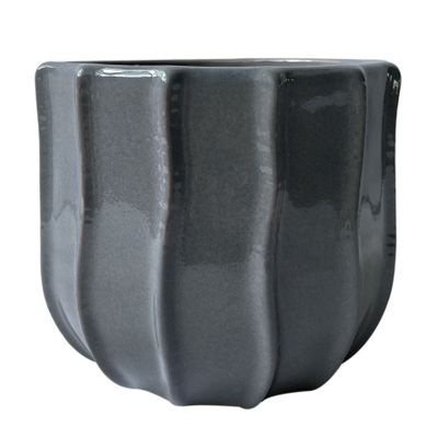 Hortus Porto Pot - Grey - Dia 20.5 x H17cm