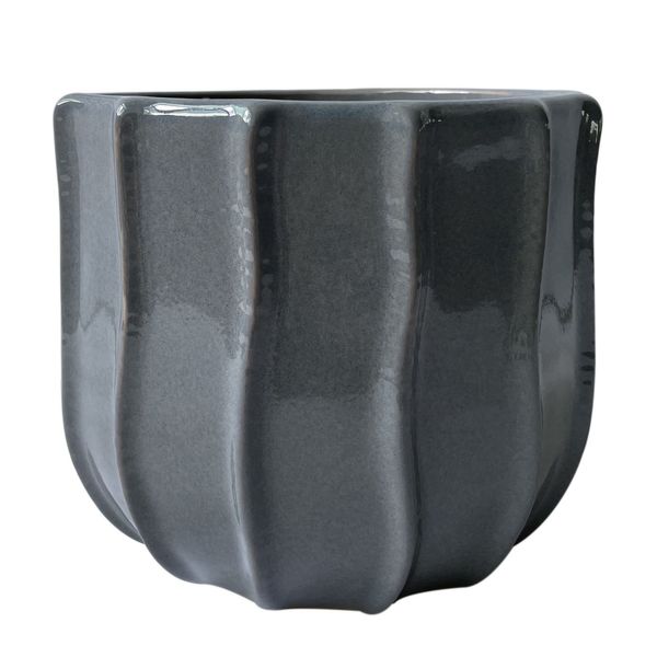 Hortus Porto Pot - Grey - Dia 20.5 x H17cm