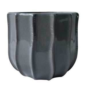 Hortus Porto Pot - Grey - Dia 20.5 x H17cm