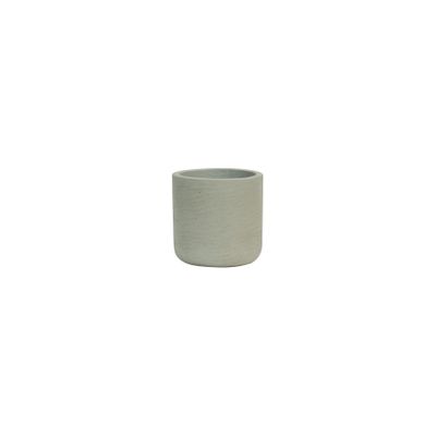 Hortus Classic Cemento Cylinder Planter - H14.5cm x 15cm - Grey