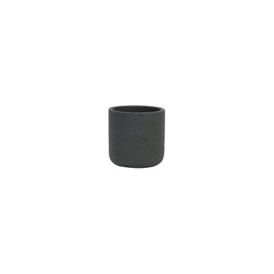 Hortus Classic Cemento Cylinder Planter - H14.5cm x 15cm - Black