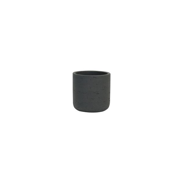 Hortus Classic Cemento Cylinder Planter - H14.5cm x 15cm - Black