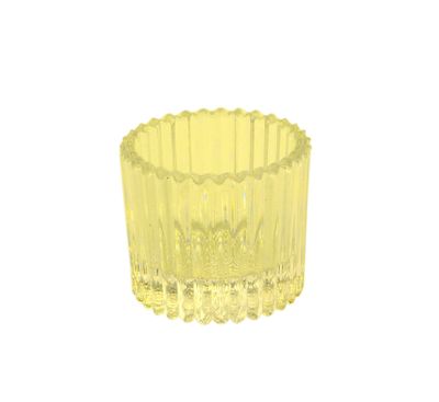 Harrison Tealight Holder - Dia 5 x  H4.5cm - Yellow