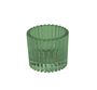 Harrison Tealight Holder - Dia 5 x  H4.5cm - Green