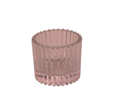 Harrison Tealight Holder - Dia 5 x  H4.5cm - Pink