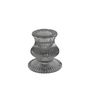 Eliza Taper Candle Holder -  5.5 x 6cm - Grey