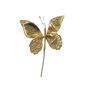 Metallic Butterfly Pick - Gold - 25x20cm