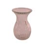 Harper Fluted Flare Top Vase - H14cm - Pink