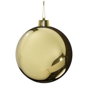 Gold Shiny Shatterproof Bauble (x1) (40cm)