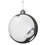 Silver Glitter Shatterproof Bauble (x1) (40cm)