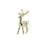 Reindeer  Hanging Decoration - Shiny Gold - 10cm