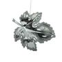 Metallic Leaf  Hanging Decoration - Silver - 17cm