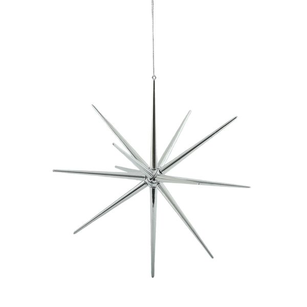 Star Hanging Decoration -Silver - 20cm