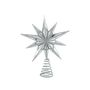 Mirror Star Tree Topper - Silver - 30cm