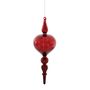  Glass Hanging Decoration - RED -30x10cm