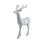 Glitter Standing Reindeer - Silver - 45cm