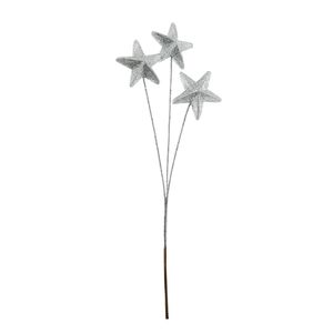 Glitter Star x 3 Spray - Silver