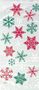 Snowflake Red/Green Cellophane Bags