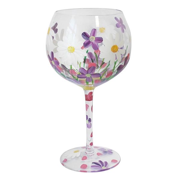 Daisies Gin Glass