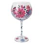 Pink Gerbera Gin Glass