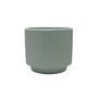 Hortus Tokyo Ceramic Pot - Matt Grey - Dia16 x H13cm