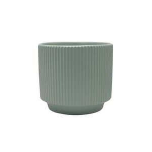 Hortus Tokyo Ceramic Pot - Matt Grey - Dia16 x H13cm
