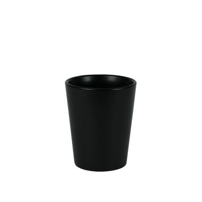Hortus Vienna Ceramic Pot - Matt  Black- Dia10 x H12cm