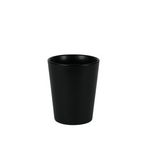 Hortus Vienna Ceramic Pot - Matt  Black- Dia10 x H12cm