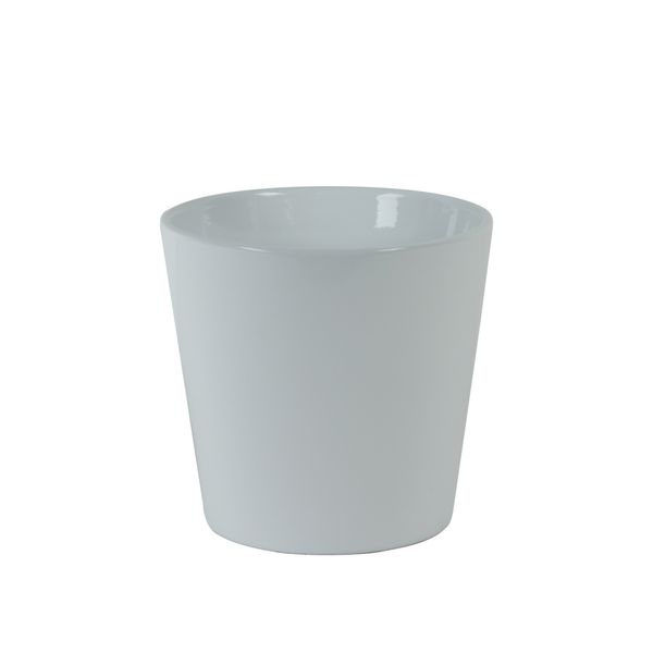 Hortus Vienna Ceramic Pot - Glossy White - Dia14 x H15cm