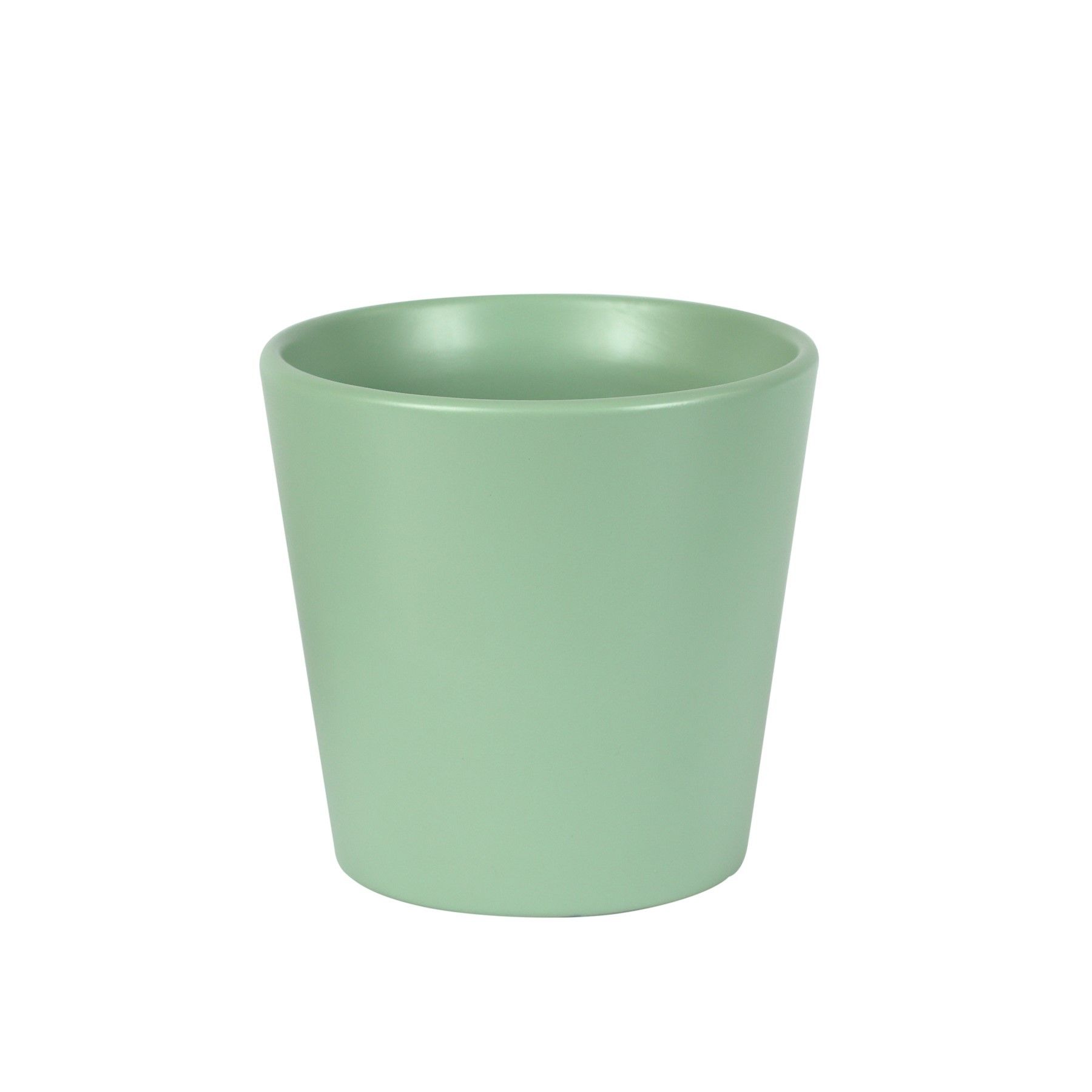Hortus Vienna Ceramic Pot - Matt Sage - Dia14 x H15cm