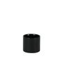 Hortus Sofia Ceramic Pot - Glossy Black -Dia 8 x 7cm