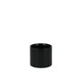 Hortus Sofia Ceramic Pot - Matt Black -Dia 8 x 7cm