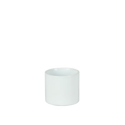Hortus Sofia Ceramic Pot - Glossy White -Dia 8 x 7cm